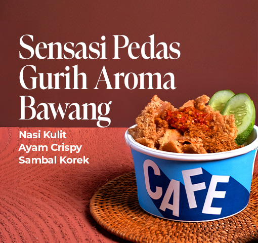 Nasi Kulit Ayam Crispy Sambal Korek