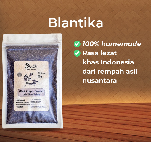 Blantika Black Pepper Powder 20gram