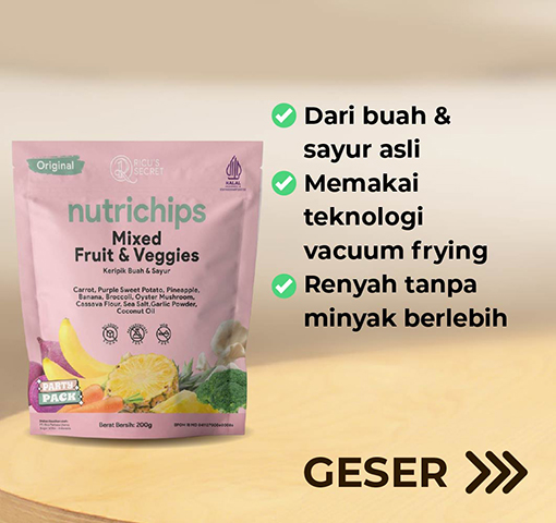 RICU'S SECRET Nutrichips Original 200gr 1pcs