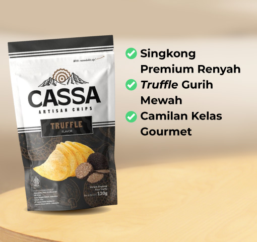 Cassa Artisan Chips Truffle 120gram 1pcs