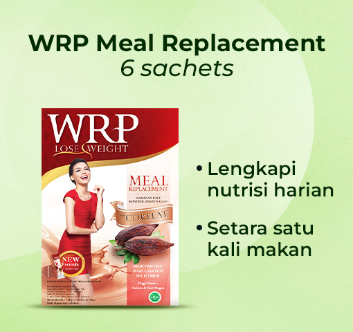 WRP Meal Replacement Chocolate Suplemen Box 6 Sachets