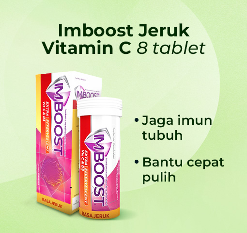 Imboost Effervescent Jeruk With Vitamin C 8 Tablet