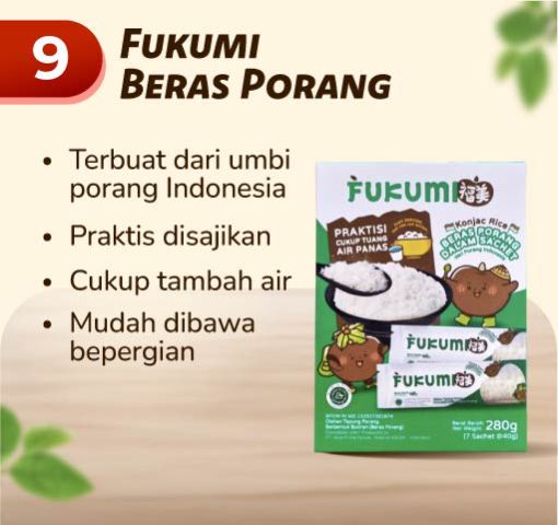 Fukumi Beras Porang Box 40gr x 7 sachet