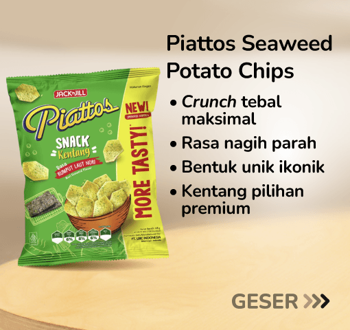 Piattos Seaweed Potato Chips 68 gram