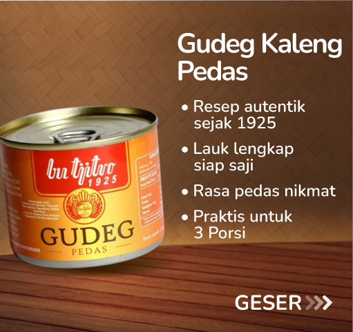 Bu Tjitro 1925 Gudeg Kaleng Pedas 210gram