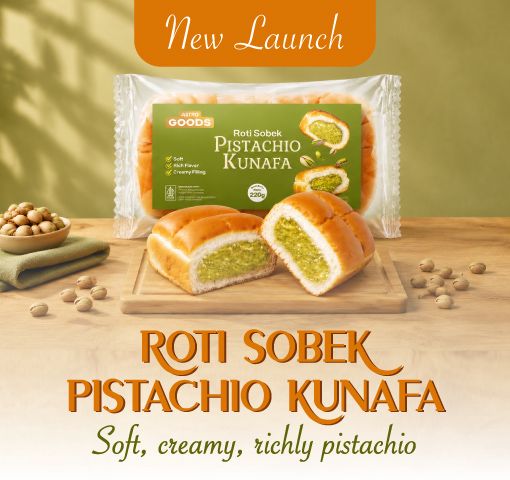 ROTI SOBEK PISTACHIO