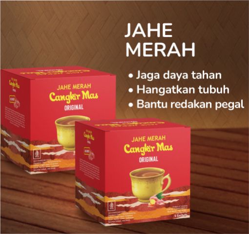 Cangkir Mas Jahe Merah Original Sachet 5 sachets x 25 gr 1pack