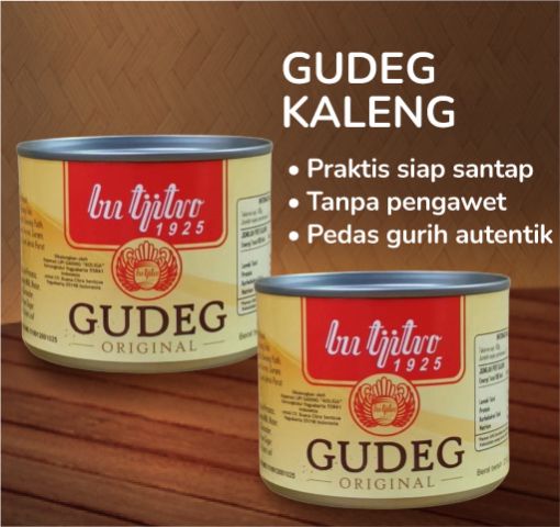 Bu Tjitro 1925 Gudeg Kaleng Original 210gram