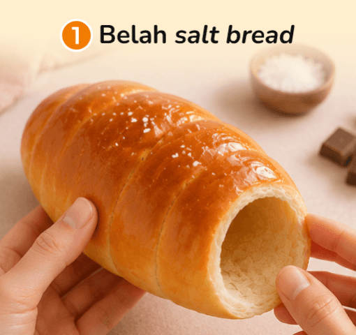 1. belah saltbread