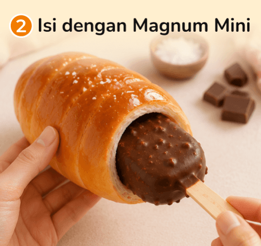 2. isi dengan magnum