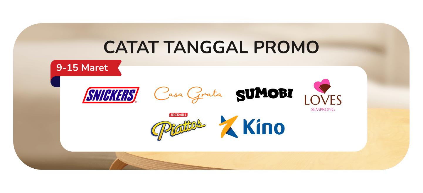 Kalender Promo (9-15 Mar)