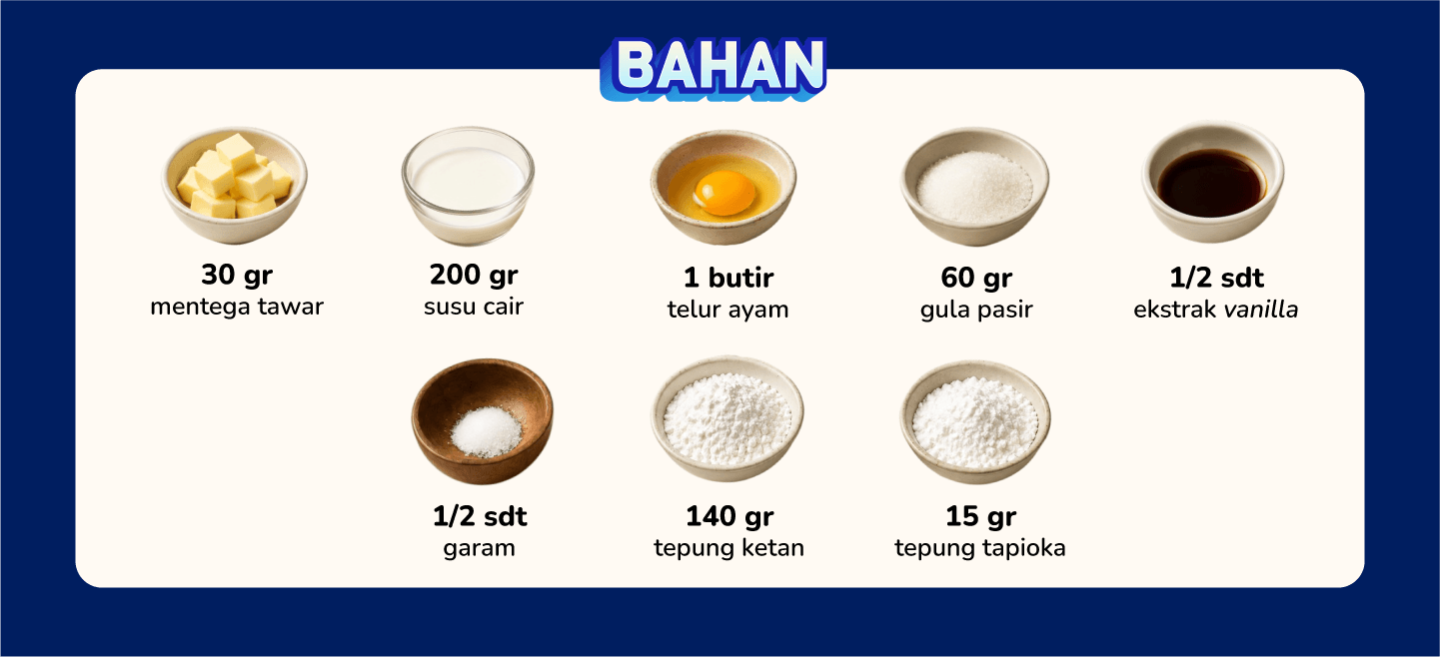 Butter Tteok - Bahan
