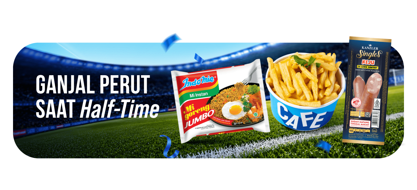 🌭 Perut Kenyang, Sorakan Kencang🍜