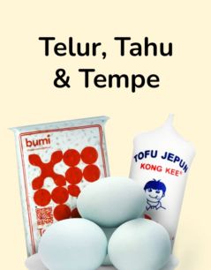 Telur, Tahu & Tempe