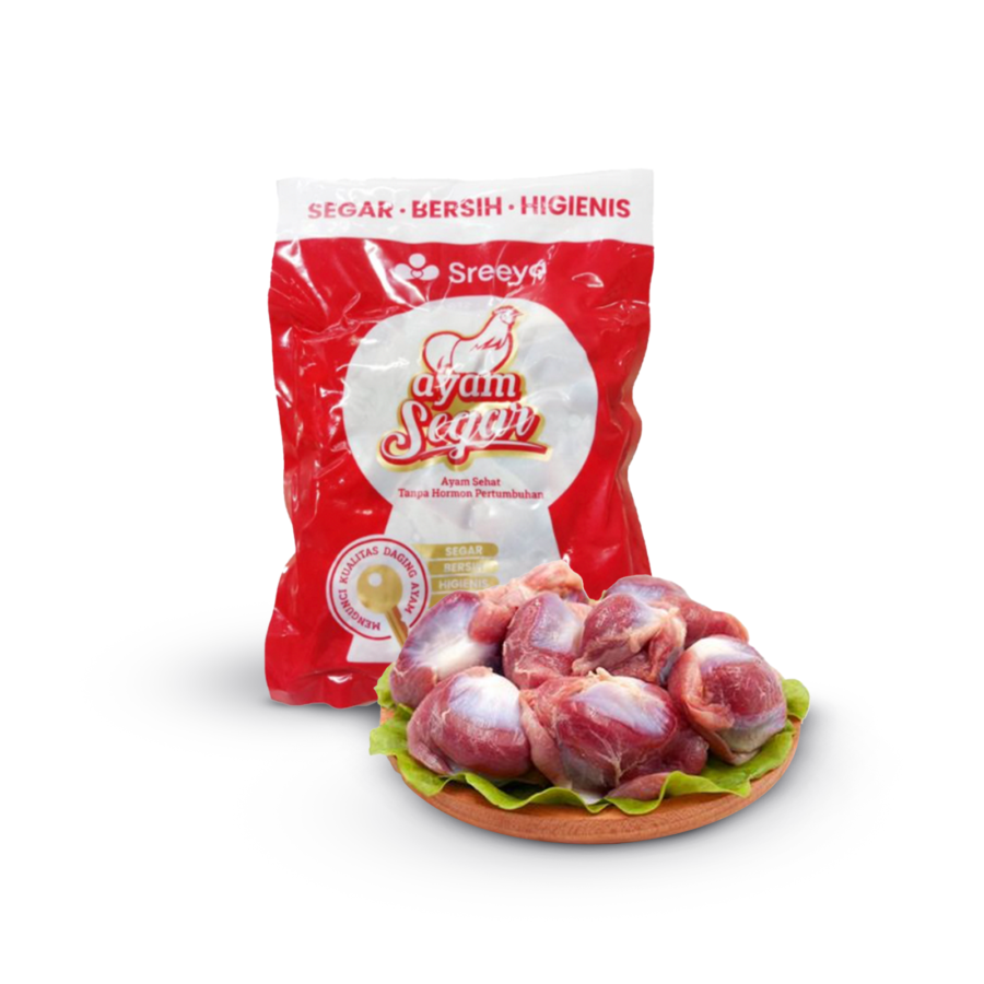 Ampela Ayam Bersih Sreeya 450gr - 550gr/Gizzard