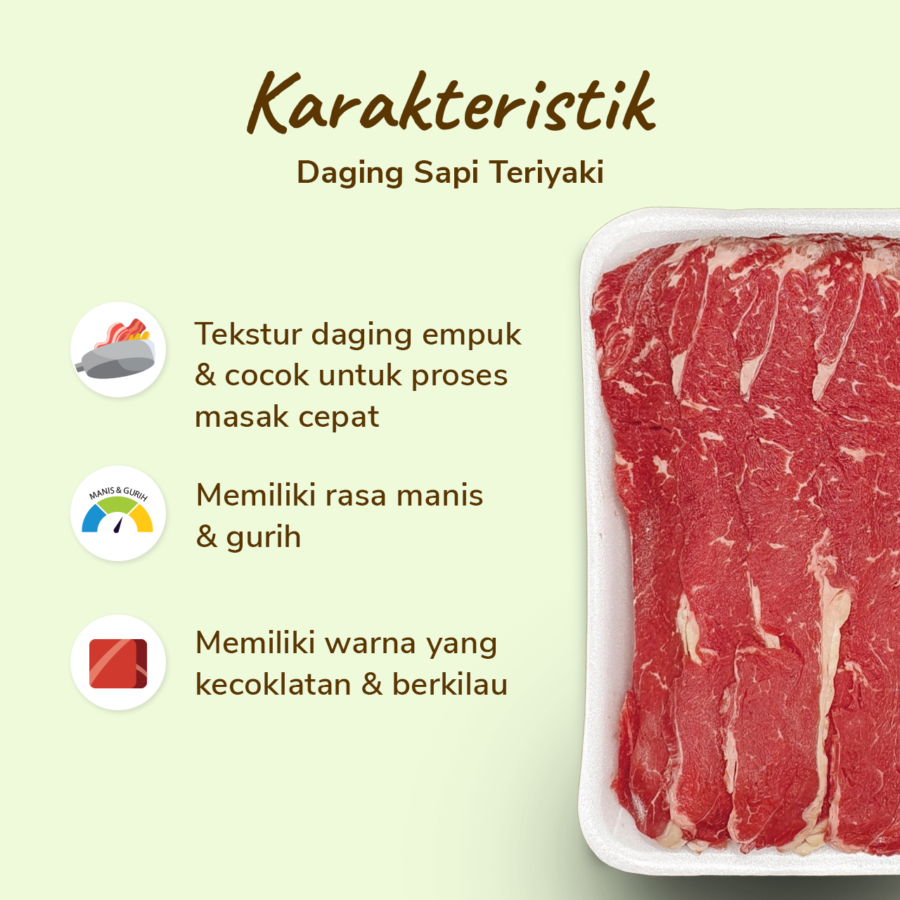 Daging Sapi Teriyaki Import Astro Basics 250gram