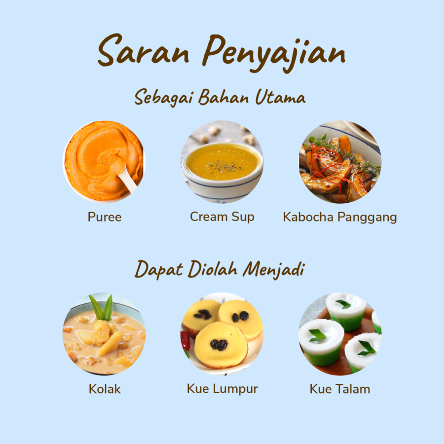 Labu Kabocha Orange Astro Farm 1pcs