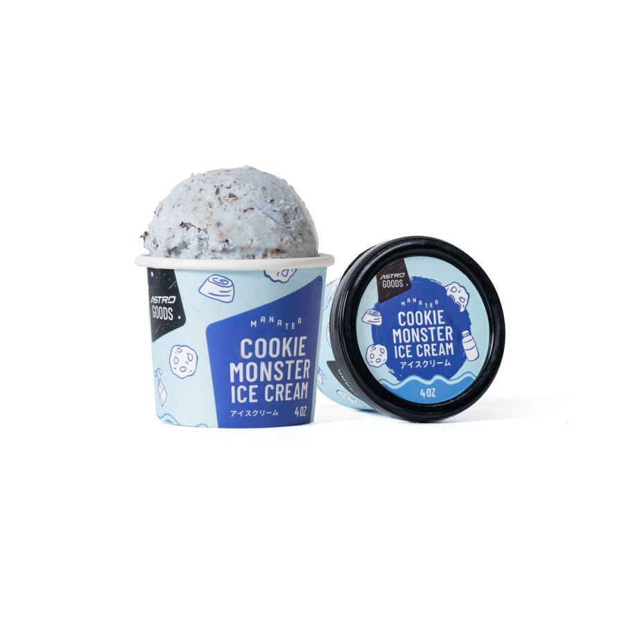 Cookie Monster Manatea x Astro Goods Ice Cream Cup