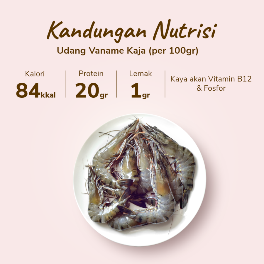 Udang Vaname Utuh Astro Goods 500gram