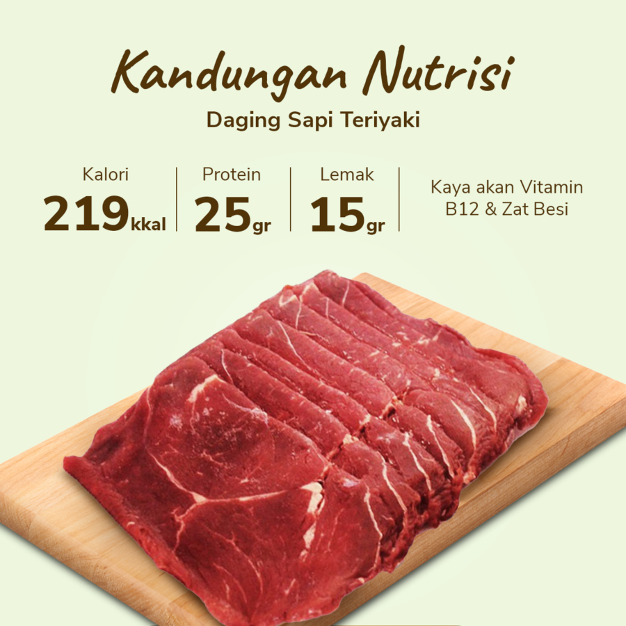Daging Sapi Teriyaki Import Astro Basics 250gram