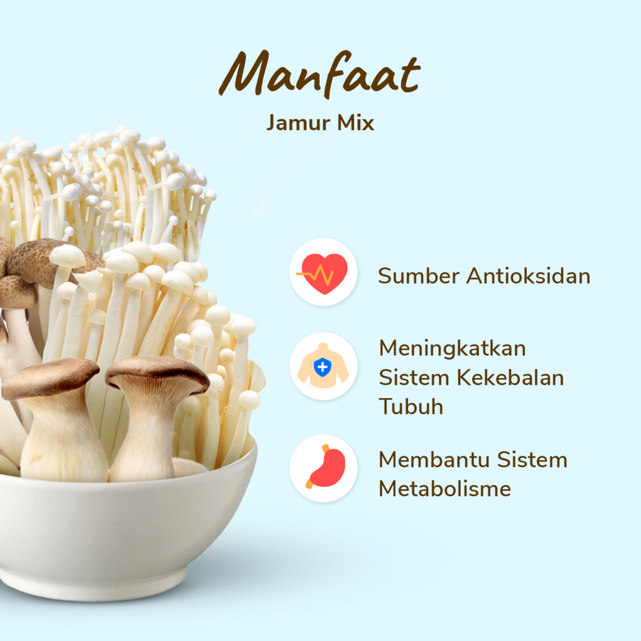 Jamur Mix Astro Farm 400gram