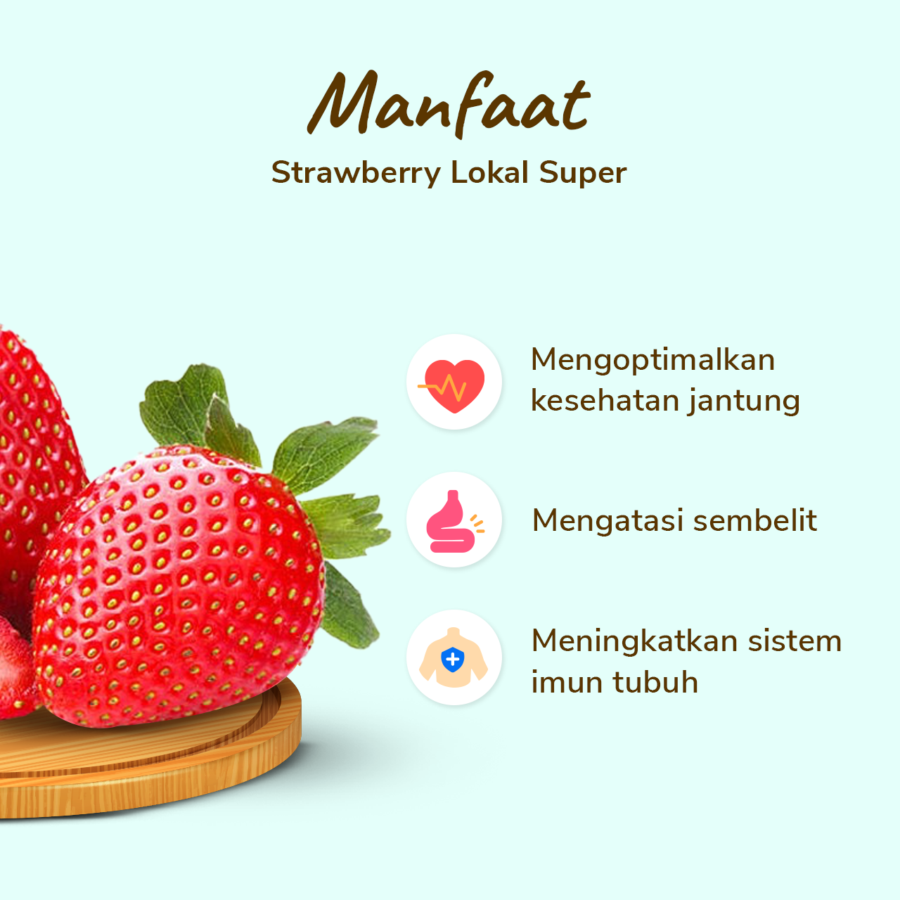 Strawberry Lokal Super - Astro Farm 250gram