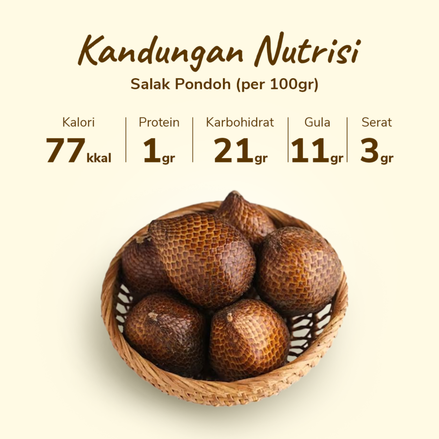 Salak Pondoh Astro Farm pack 10-14 pcs 1000-1100 gram