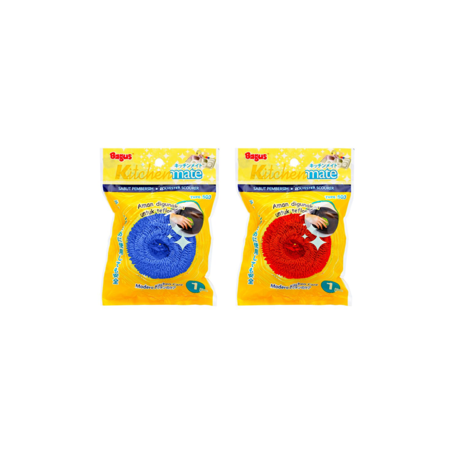 Bagus Kitchenmate Sabut Pembersih Polyester 1's Tipe 503 1pcs 1pcs