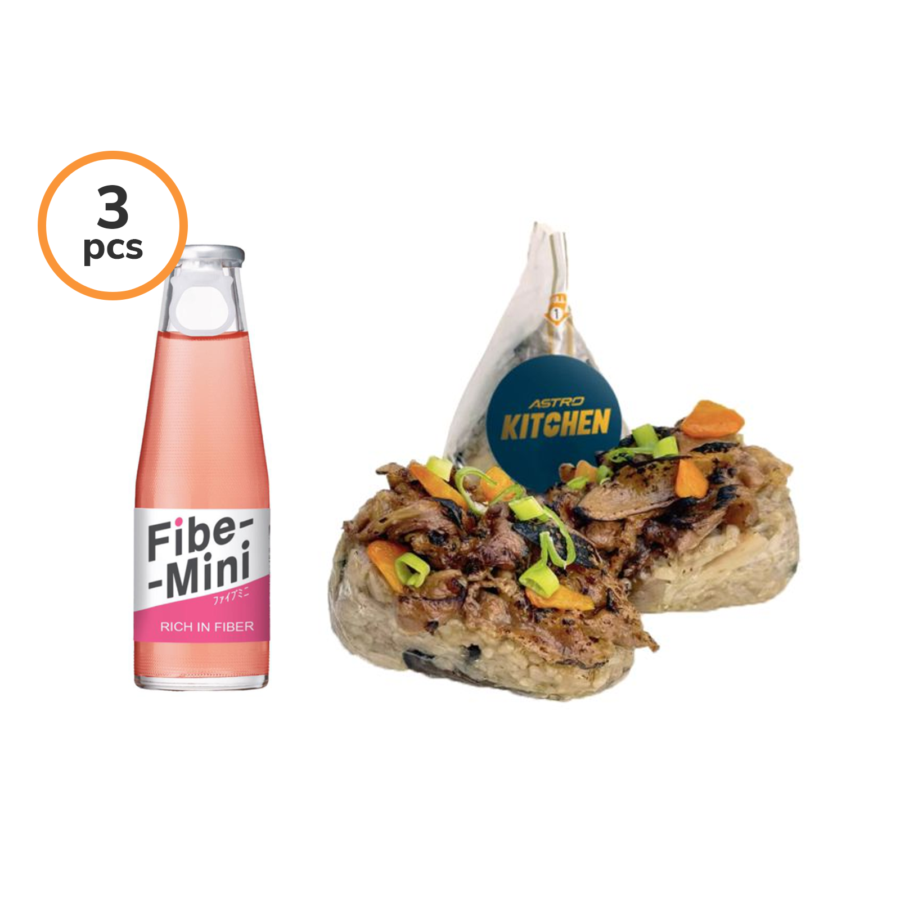 Bundle 3 Fibe Mini & Onigiri Beef Mushroom