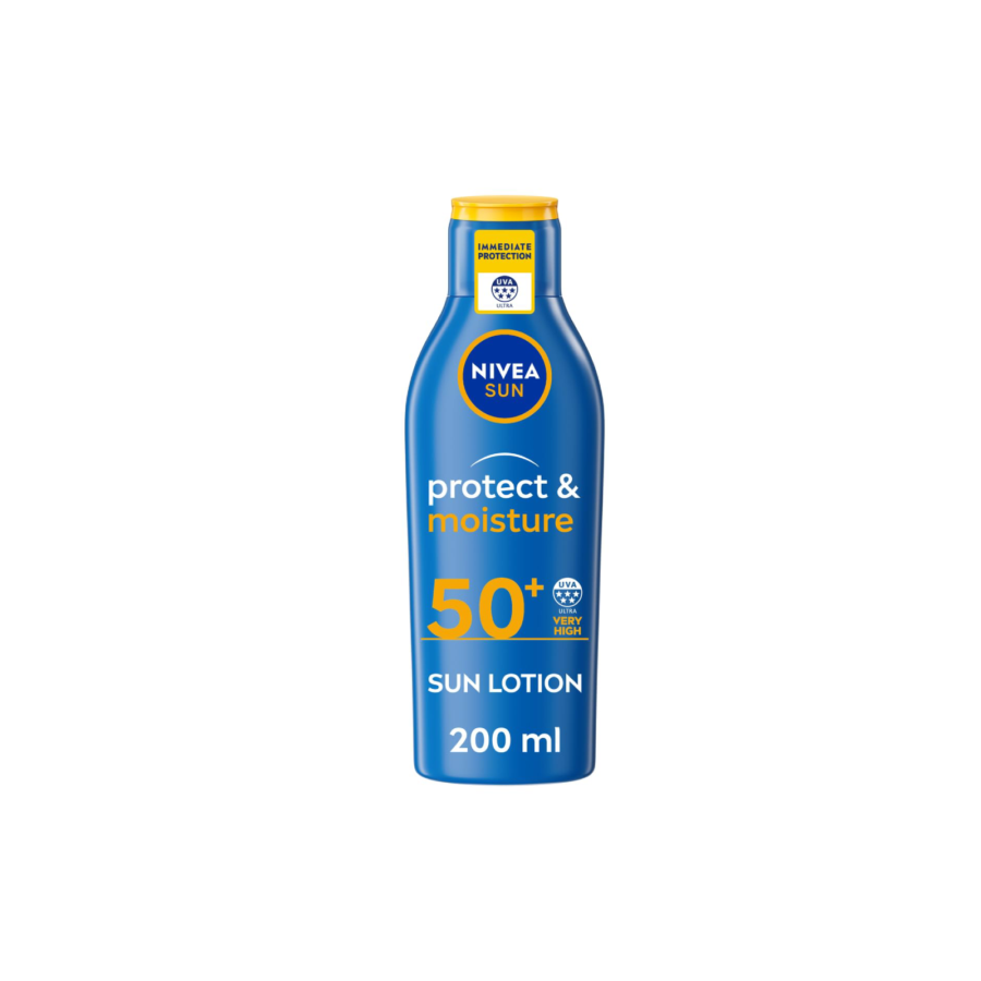 Nivea Sun Protect & Moisture Sun Lotion Spf 50+ Bottle 200ml