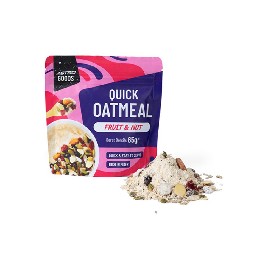 Quick Oatmeal Fruit & Nut Astro Goods 65gram