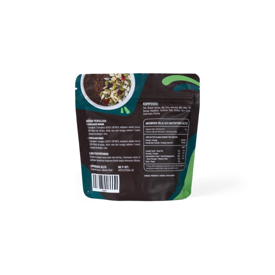 Quick Oatmeal Rich Chocolate Astro Goods 65gram