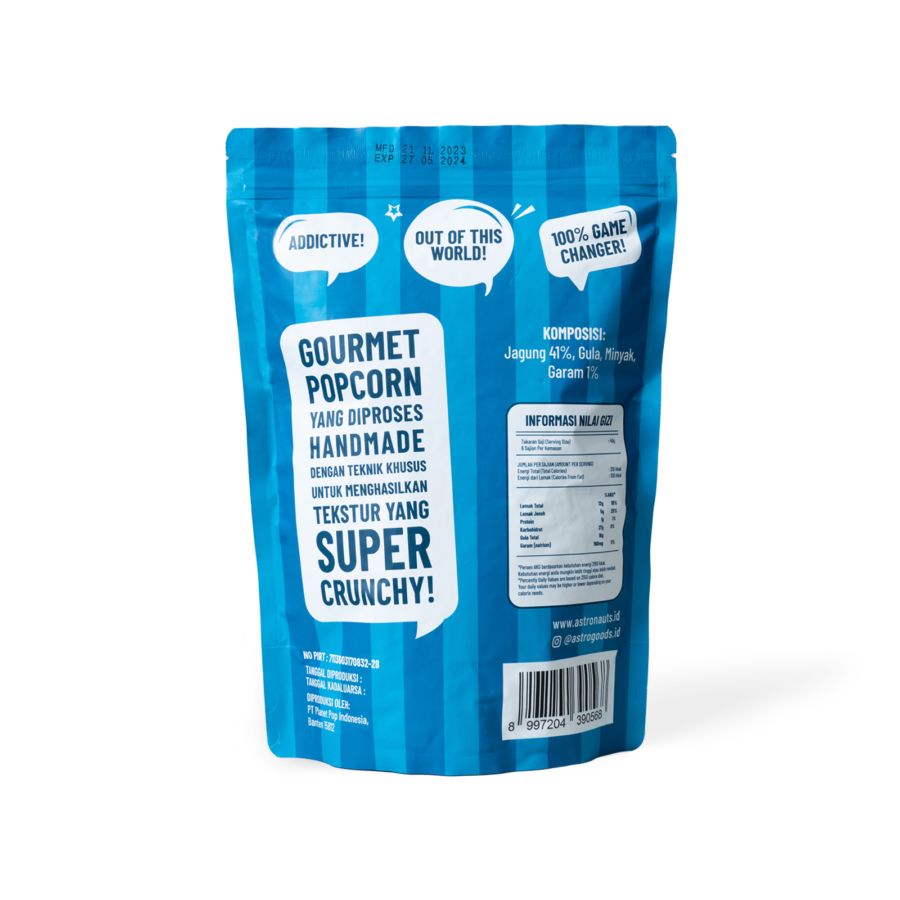 Gourmet Popcorn Sweet & Salty Astro Goods 220gram