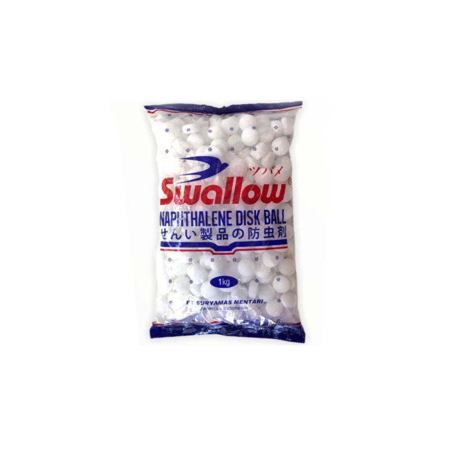 Swallow Naphthalene Disk Ball Kapur Barus 1000gram