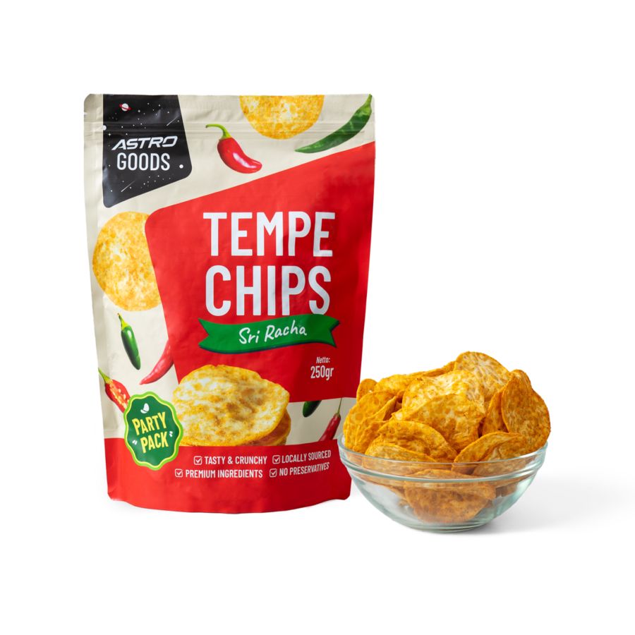 Tempe Chips Sri Racha Sauce Astro Goods 250gram