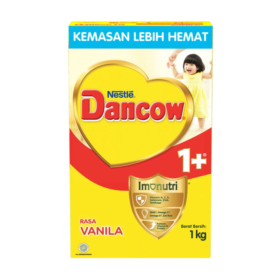 Dancow 1+ Vanilla 1-3 Thn/Susu Formula 1kg