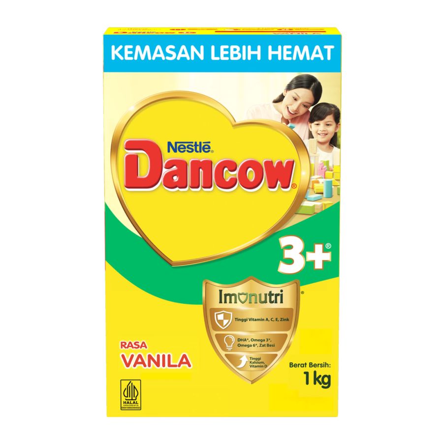 Dancow 3+ Vanilla 3-5 Thn/Susu Formula 1kg