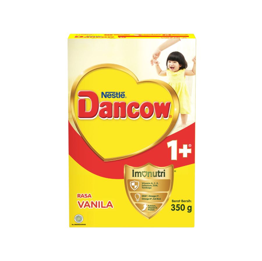 Dancow Vanilla 1-3 Thn Advanced Excelnutri/Susu Formula 350gram