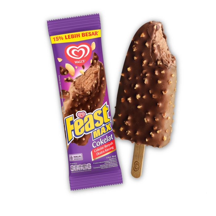 Feast Chocolate Ice Cream - Es Krim Walls