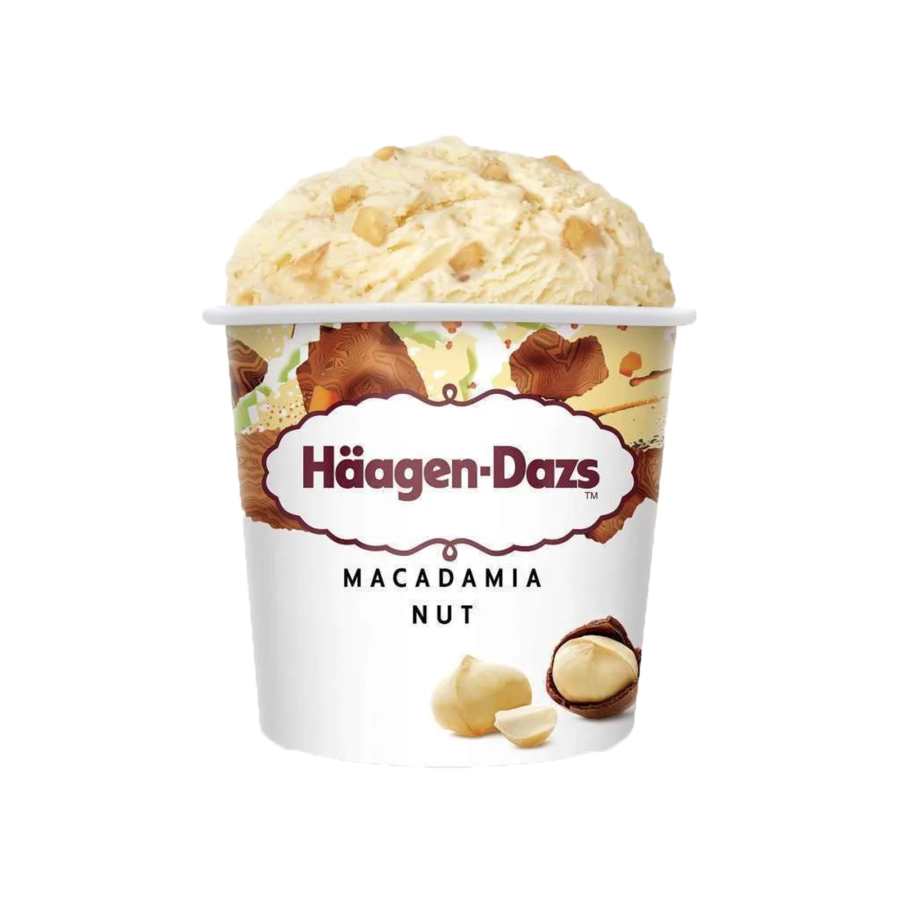 Haagen-Dasz Macadamia Nut Mini Cup 100ml