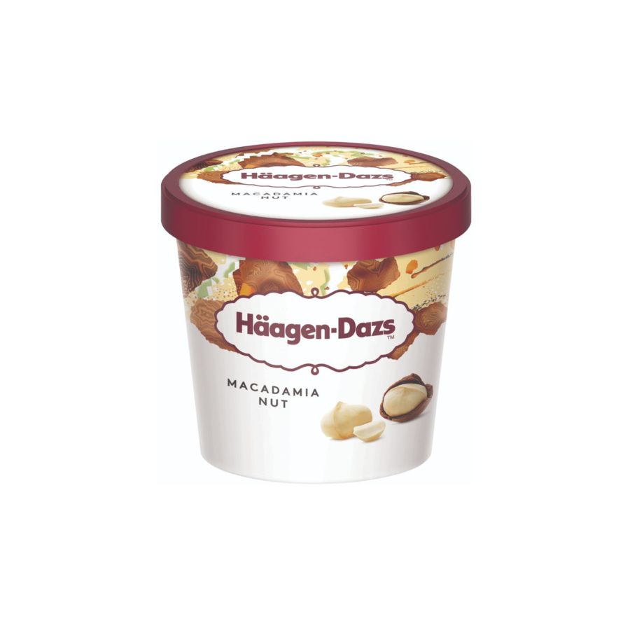 Haagen-Dazs Macadamia Nut Ice Cream Mini Cup 100ml