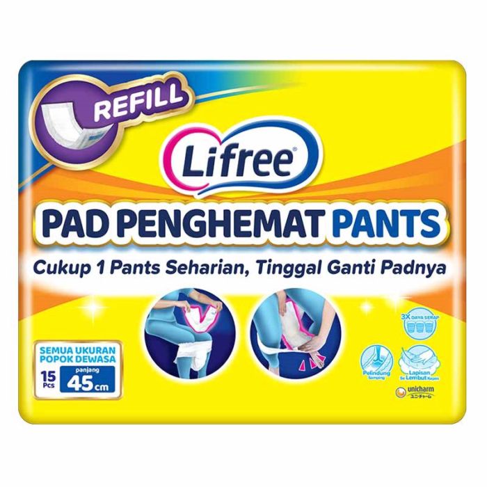 Lifree Pad Penghemat Pants 15P