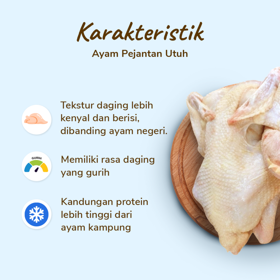 Ayam Pejantan Utuh 600-700gram