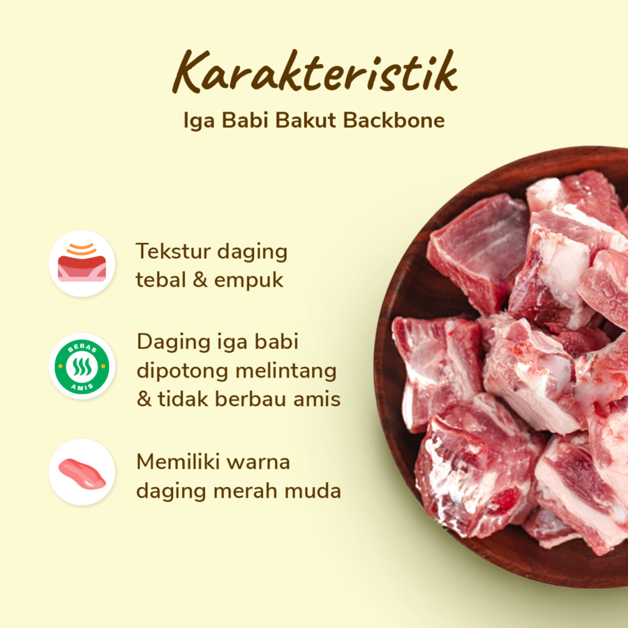 Iga Babi Bakut Backbone 1kg
