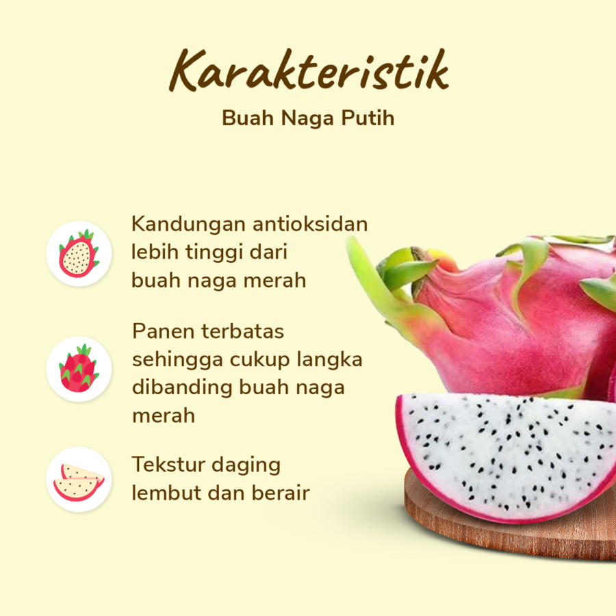 Buah Naga Putih Astro Farm 1kg 1kg