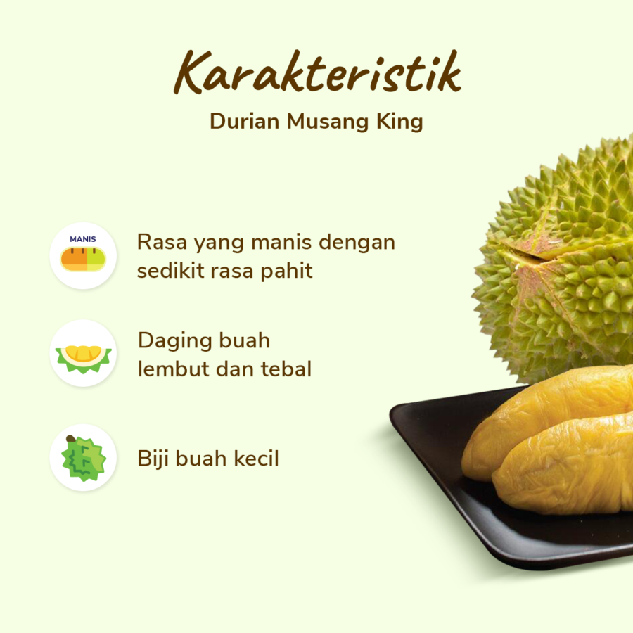SHB Durian Musang King Frozen 400gram