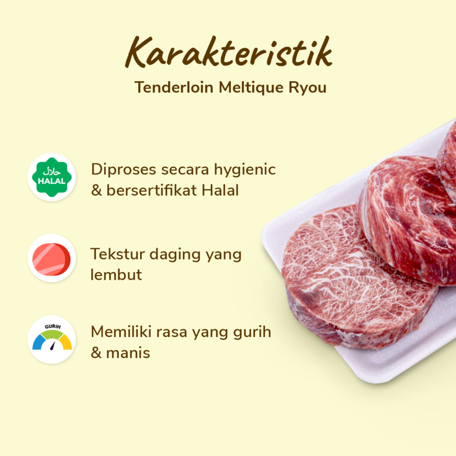 Tenderloin Meltique Ryou Pouch 200gram