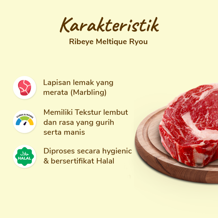 Ribeye Meltique Ryou Pouch 200gram