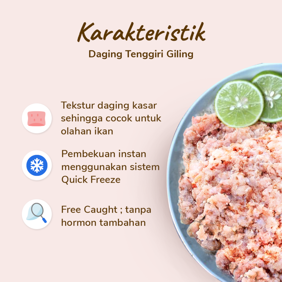 Ikan Tenggiri Giling 250gram