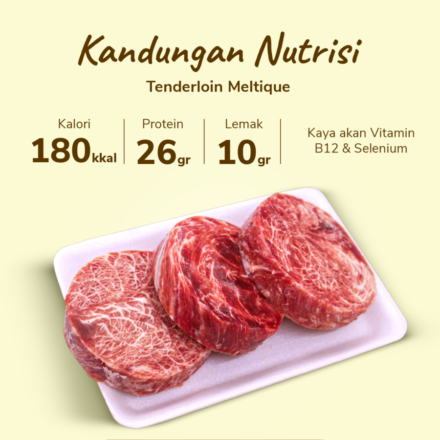 Tenderloin Meltique Has Dalam Import 200gram
